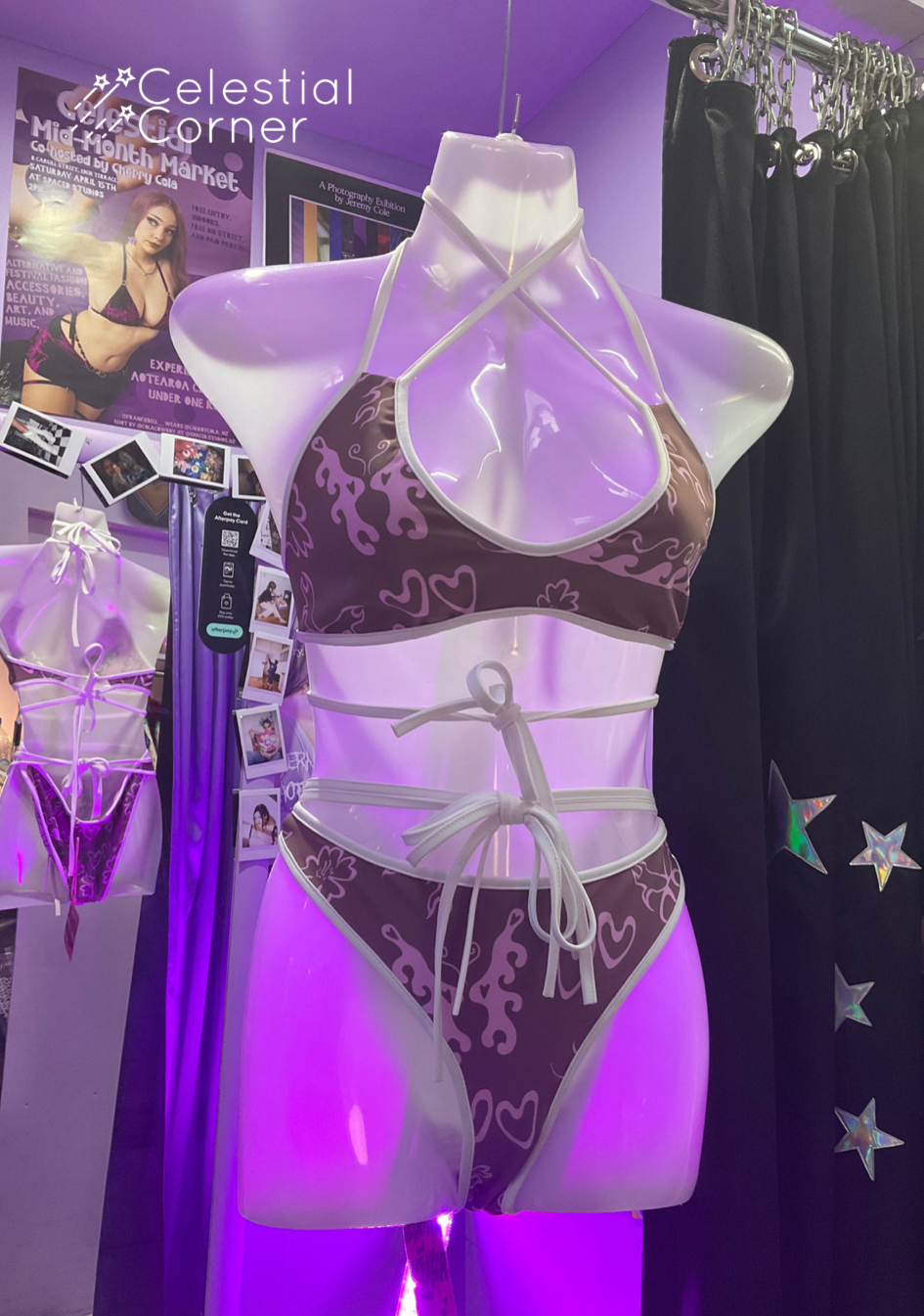 Kikini Bottoms Reversable Pink & Brown