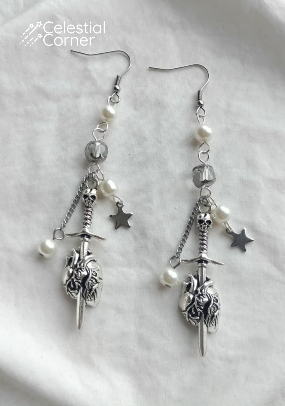 Love Hurts Pearl Earrings