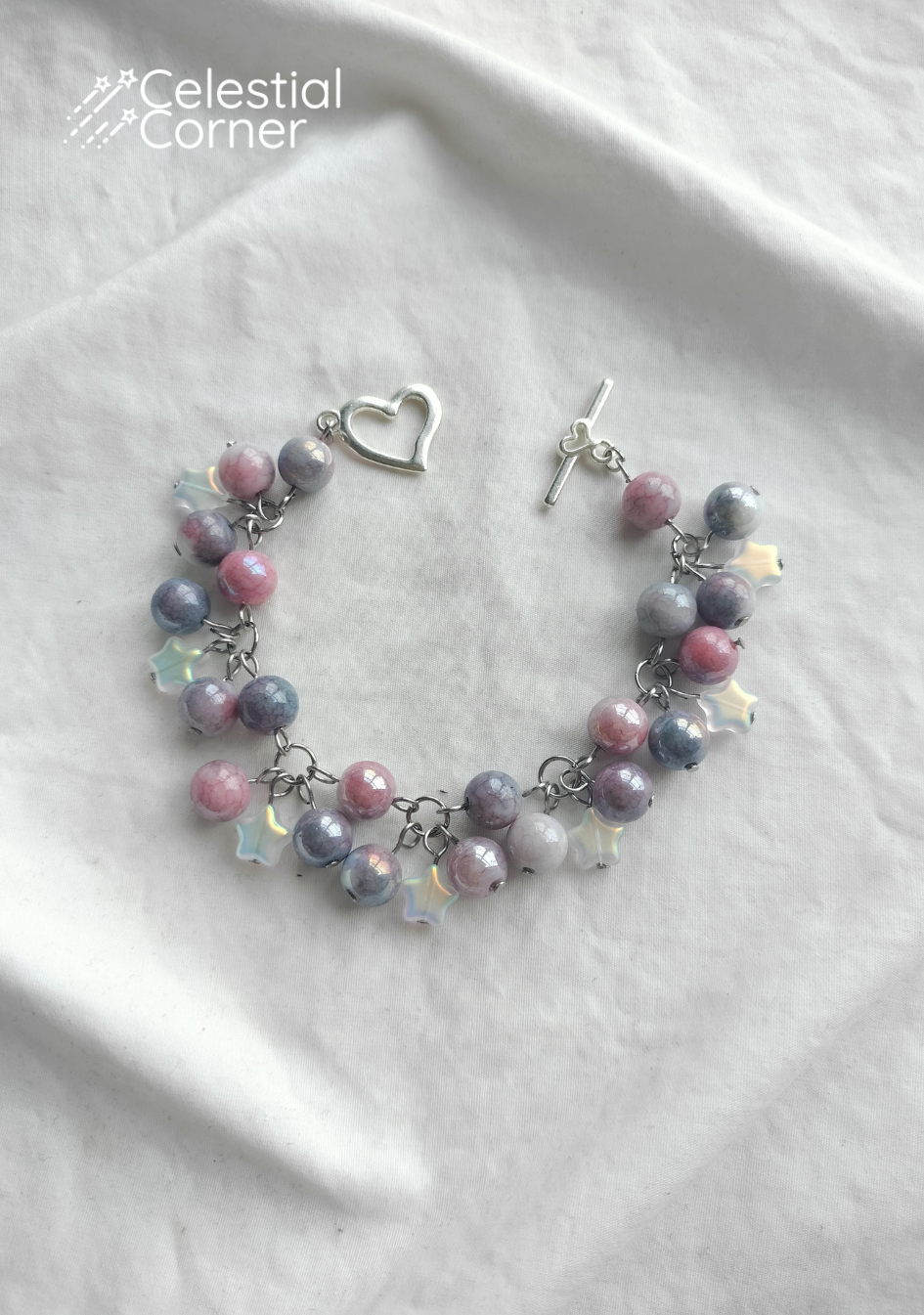 Purple Clutter Star Bracelet
