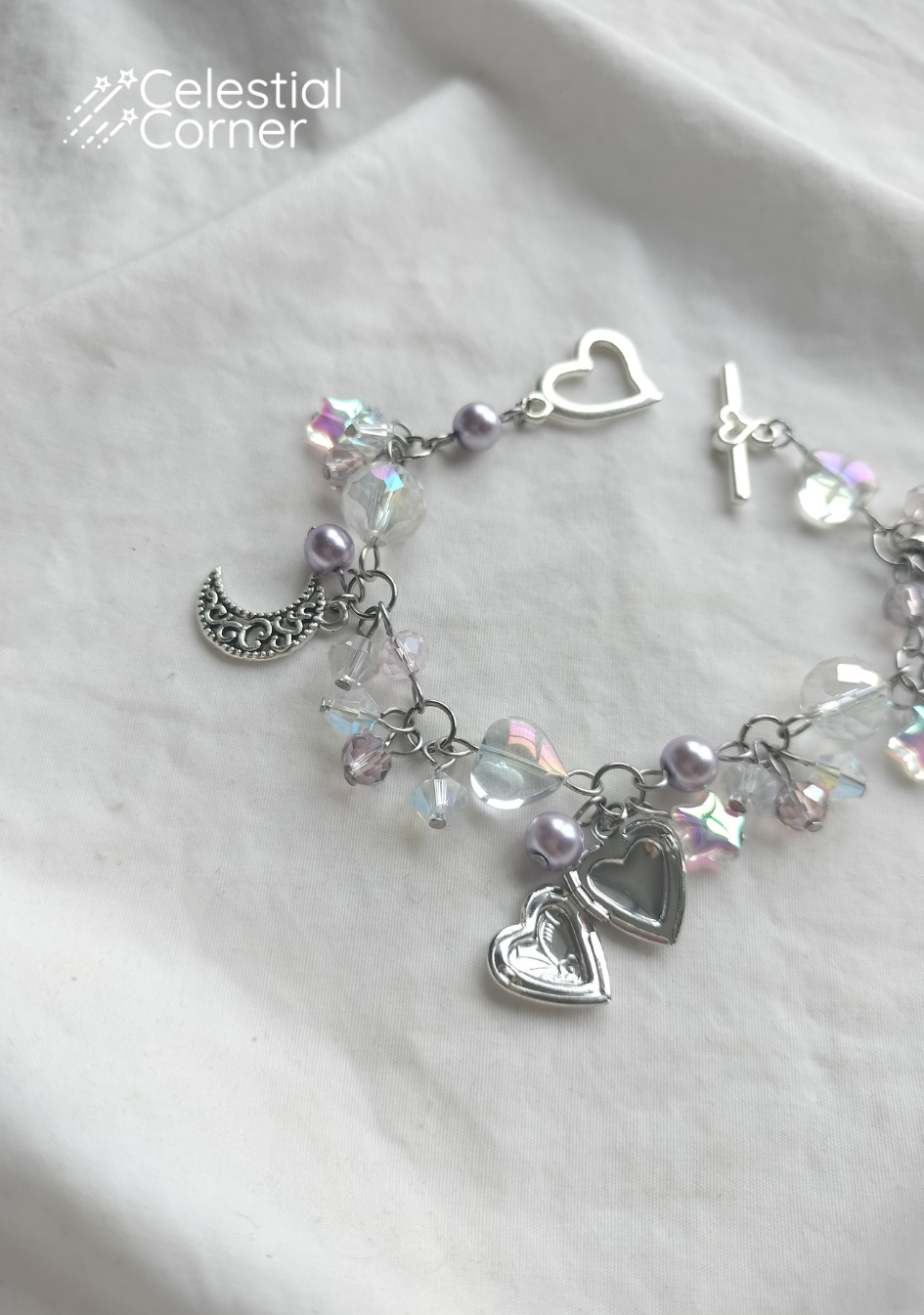 Purple Fairytale Locket Bracelet