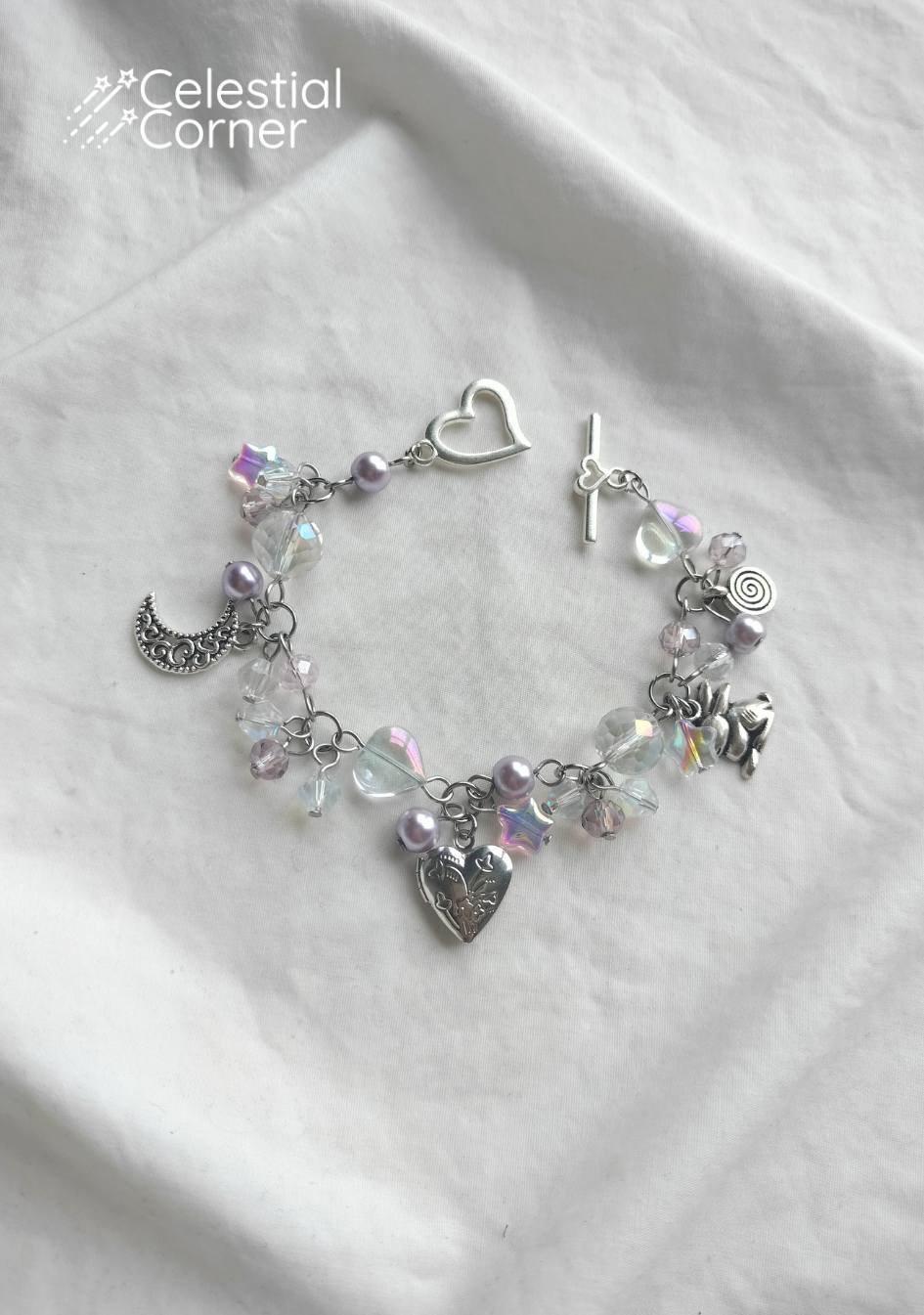 Purple Fairytale Locket Bracelet