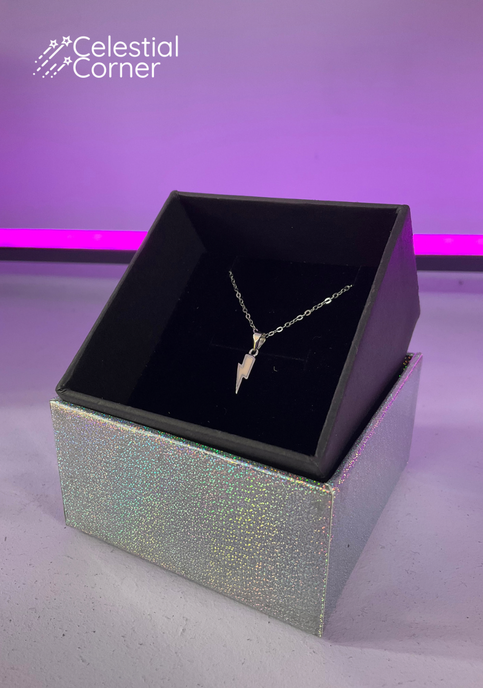 Bolt Charm Necklace - All Colours