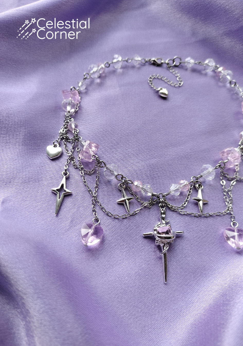 Pink Sparkle Necklace