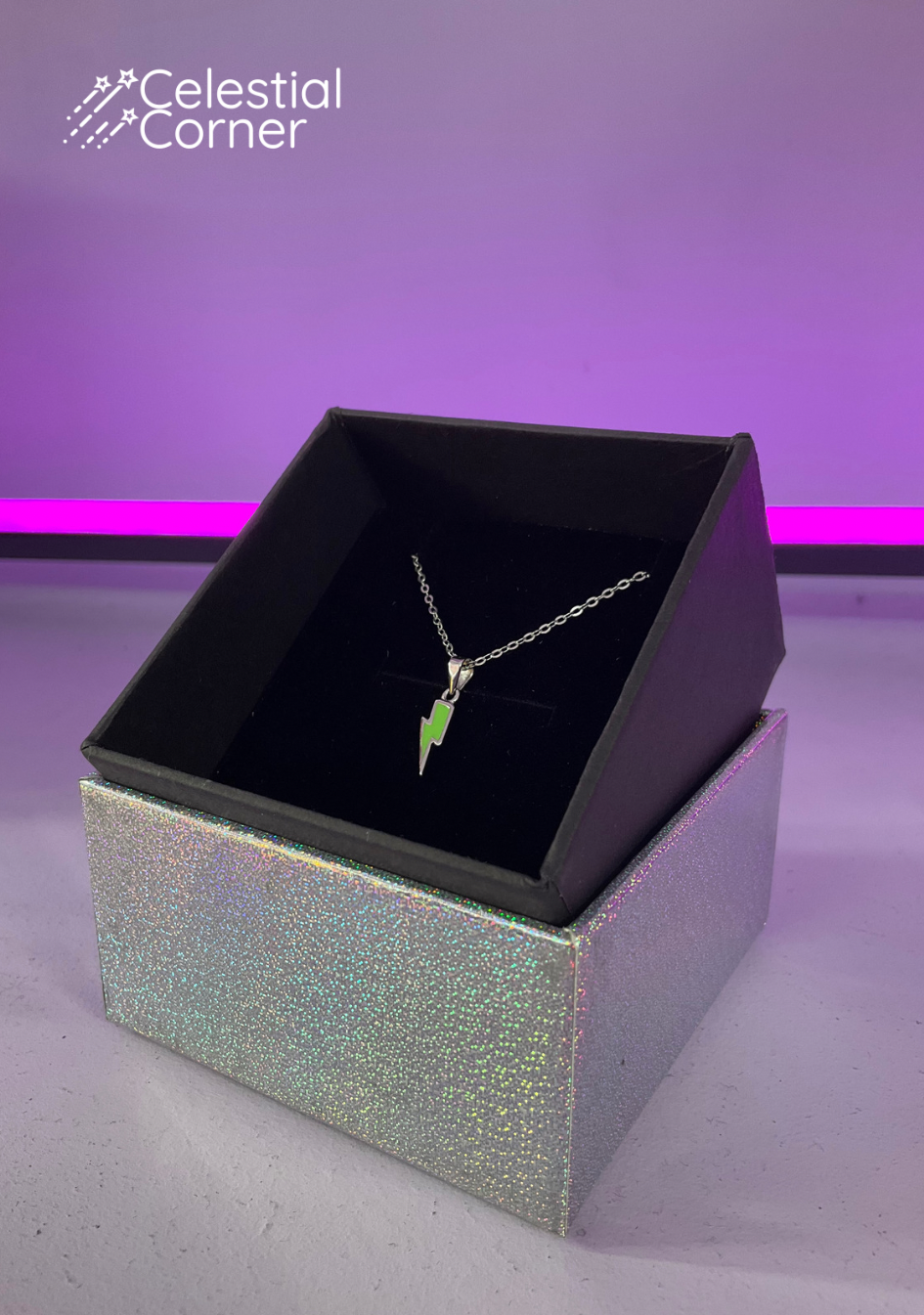 Bolt Charm Necklace - All Colours