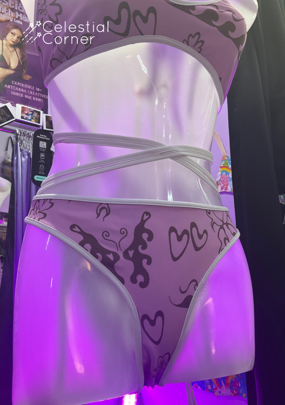 Kikini Bottoms Reversable Pink & Brown
