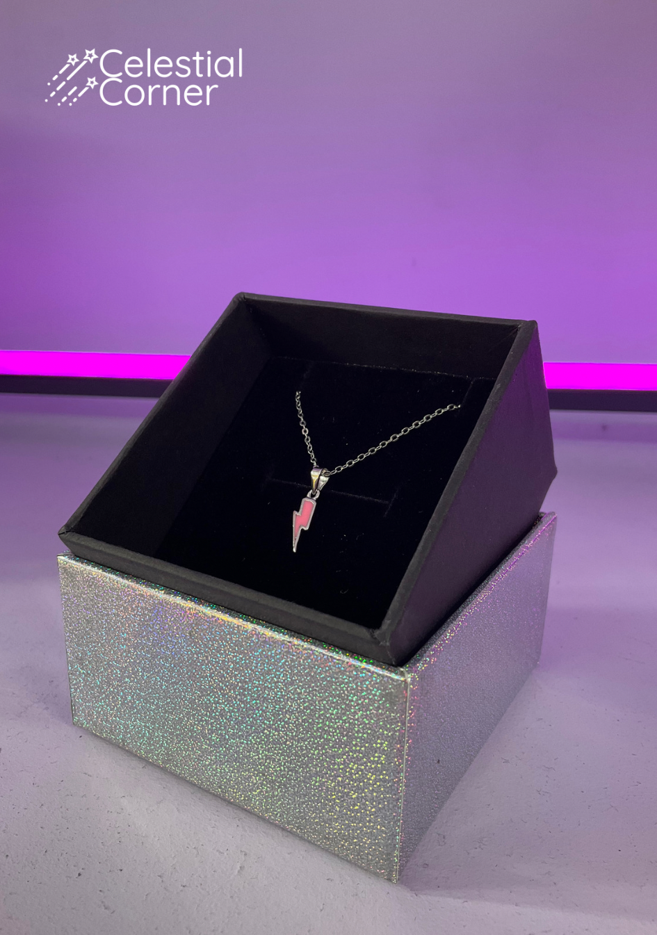 Bolt Charm Necklace - All Colours