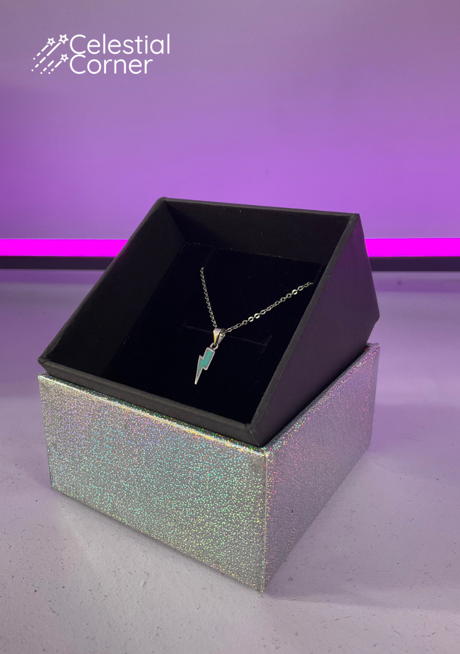 Bolt Charm Necklace - All Colours