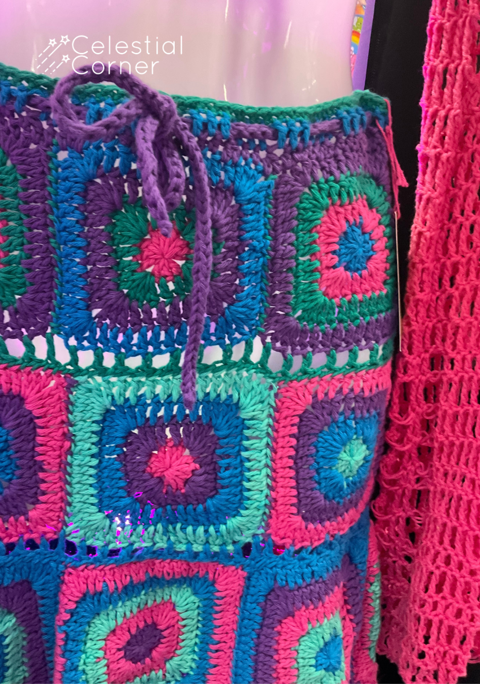 Acidic Crochet Skirt