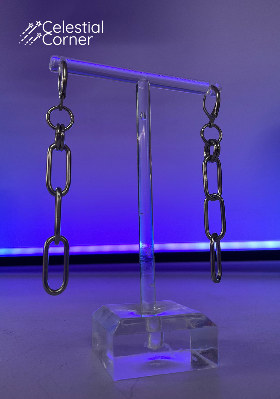 3-Link Hardware Earrings