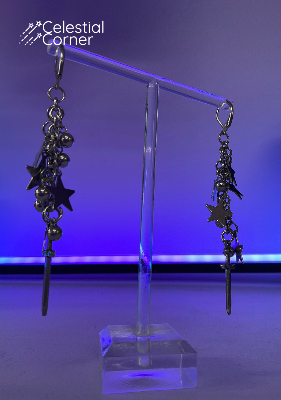 Celestial Dagger Star Earings