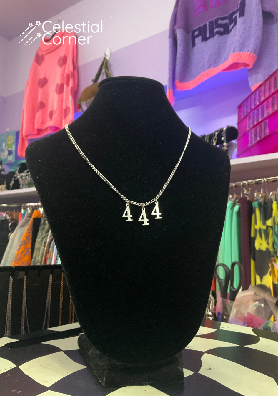 Lucky Number 444 Necklace