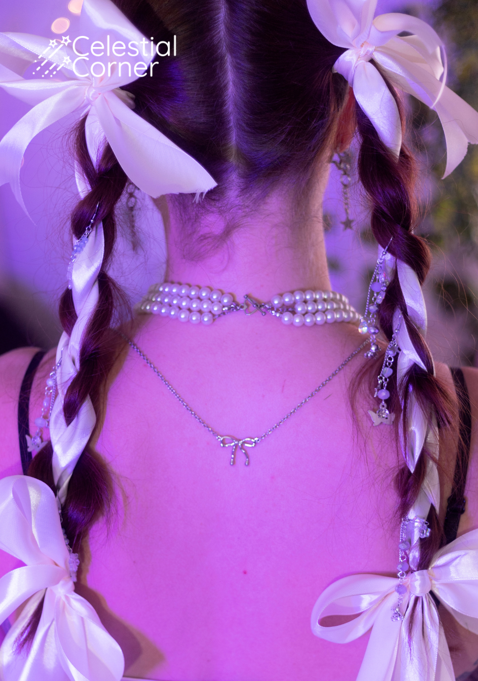 Bow Charm Necklace