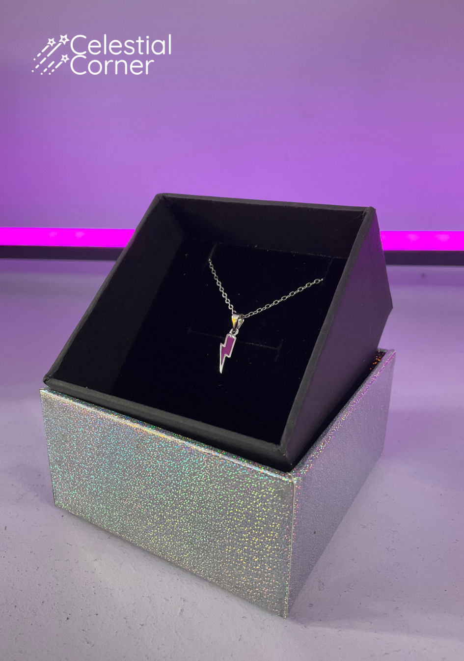 Bolt Charm Necklace - All Colours