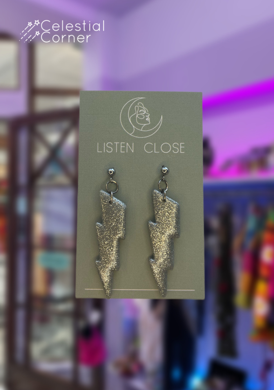 Sliver Bolt Earrings