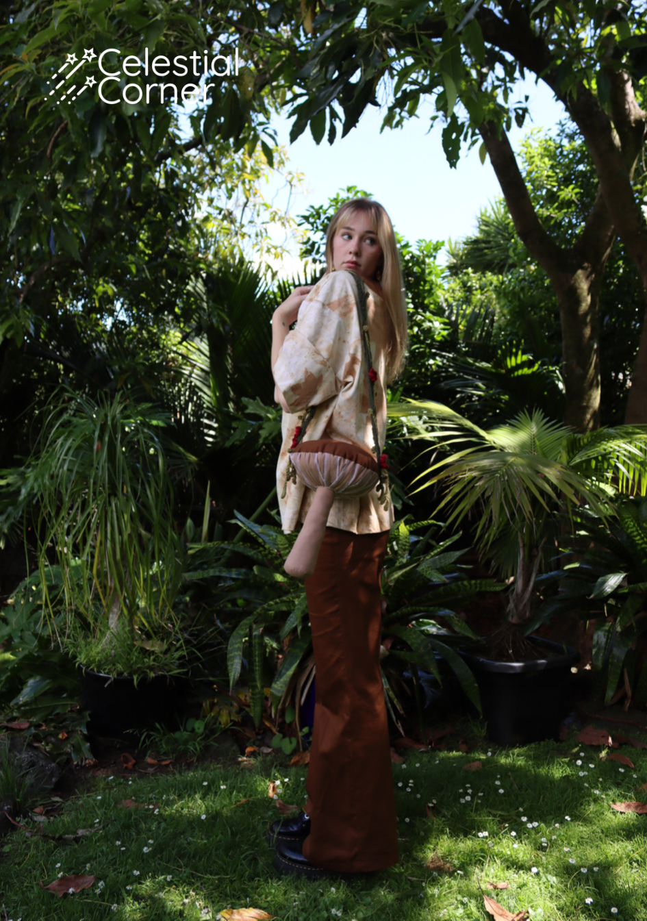 Brown Mushroom Side-bag RAW x MBC Collab