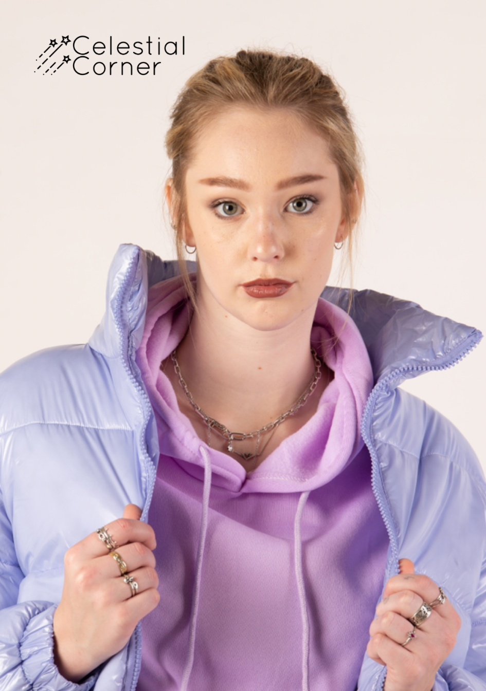 Lavender Puffer Jacket