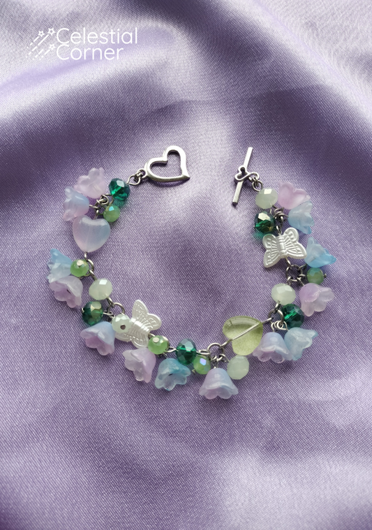 Blue and Purple Forest Fairy Bracelet