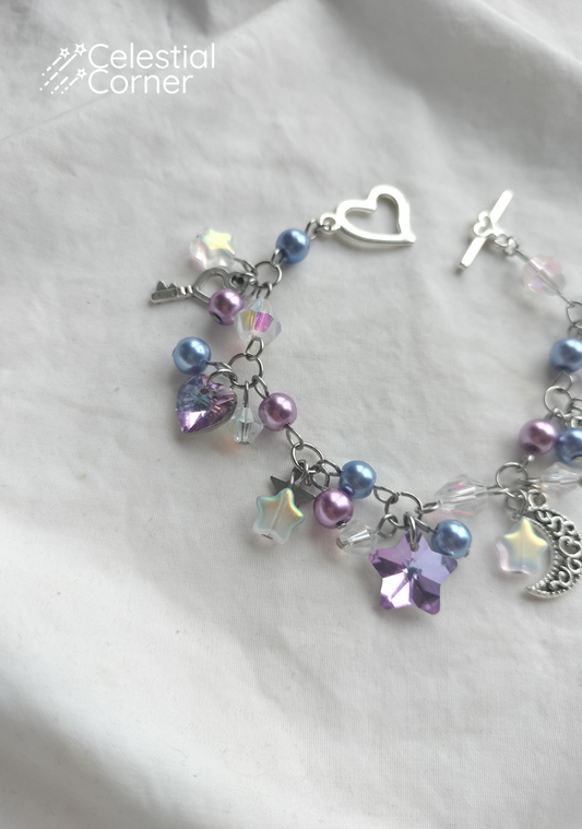 Blue and Purple Celestial Bracelet