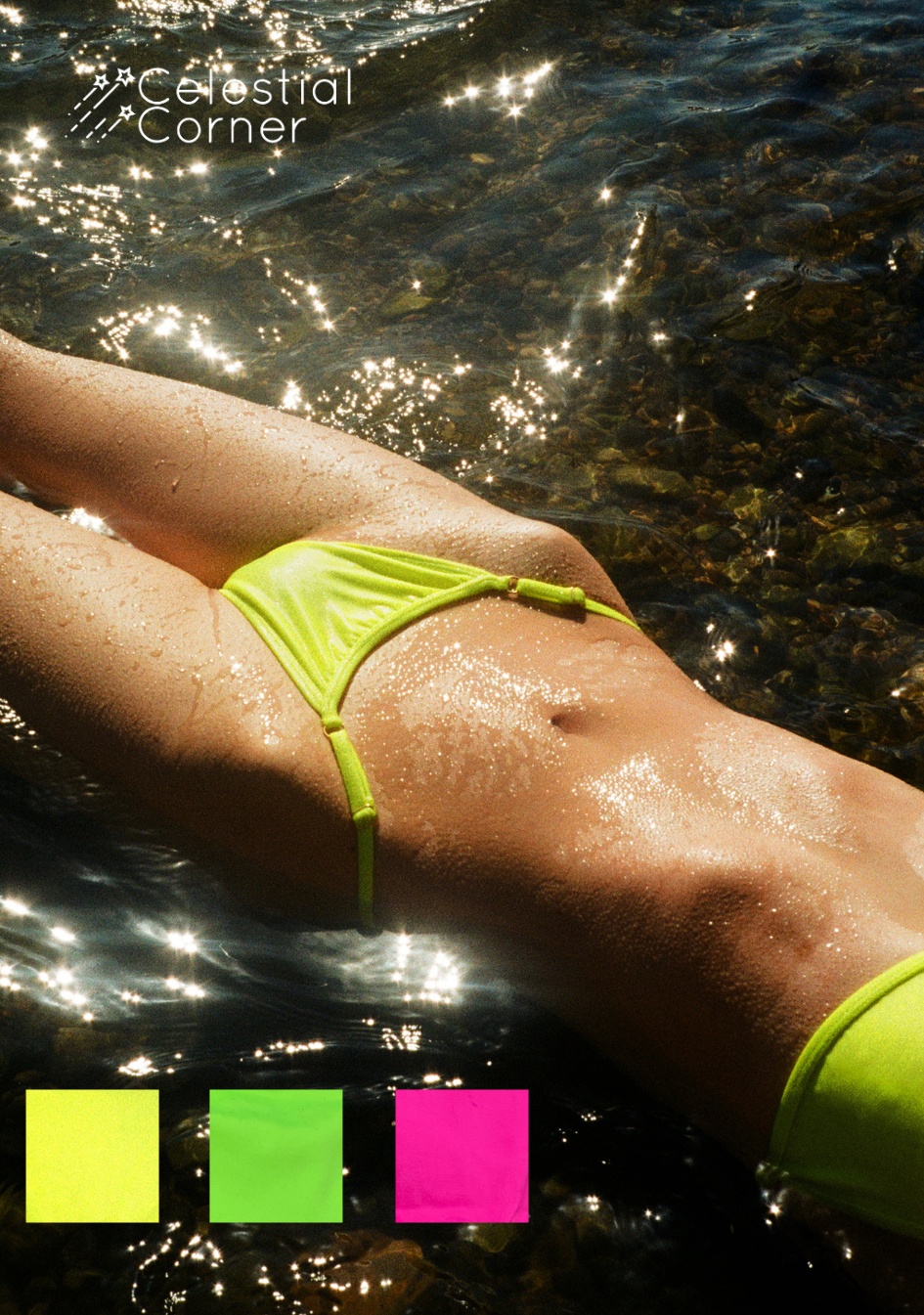 Neon Colours Miami Bikini Bottoms