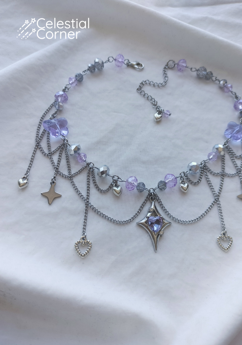 Purple Sparkle Necklace