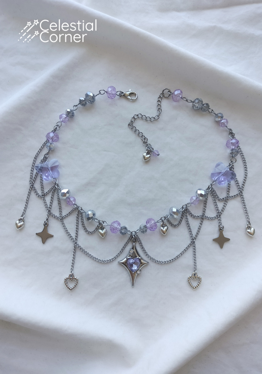 Purple Sparkle Necklace