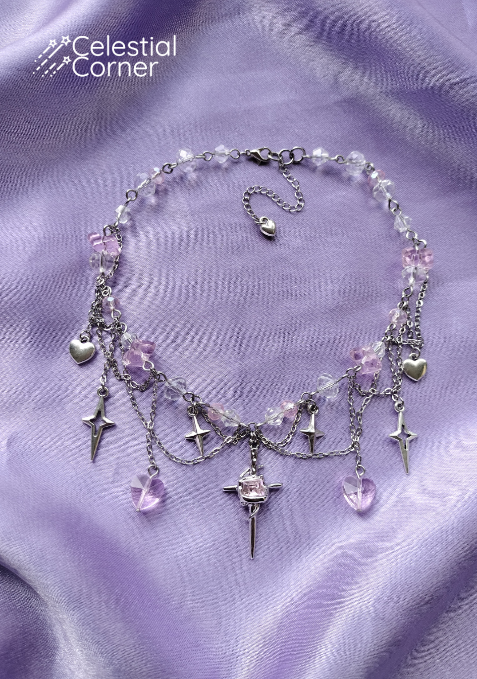 Pink Sparkle Necklace