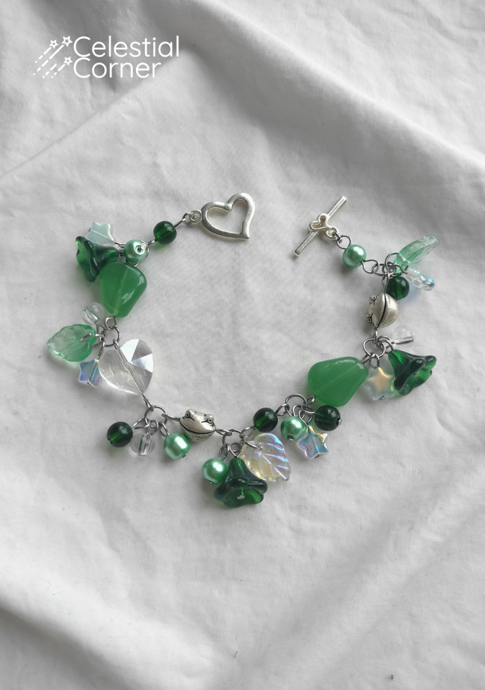 Green Frog Fairy Bracelet