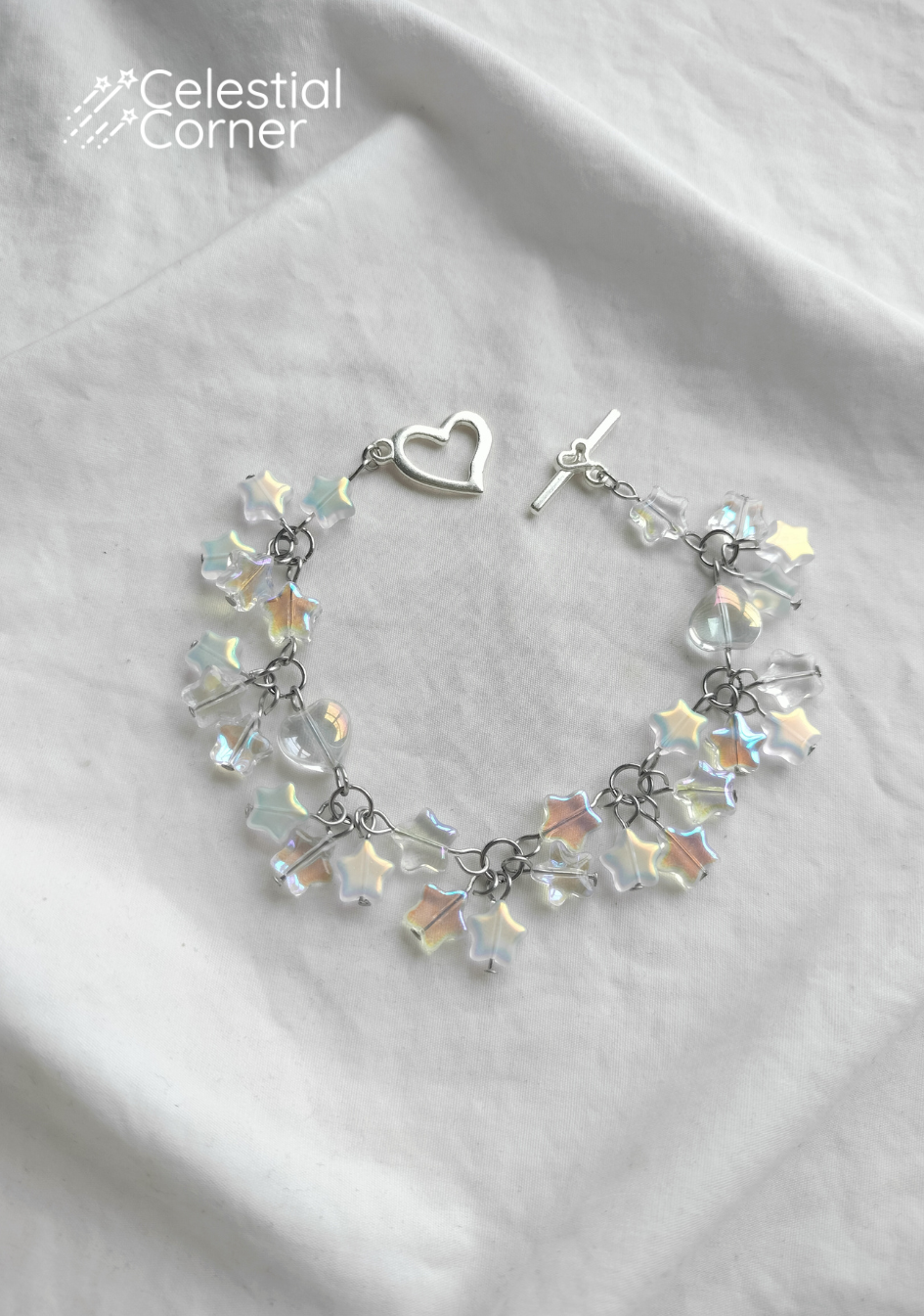 Iridescent Star Clutter Bracelet