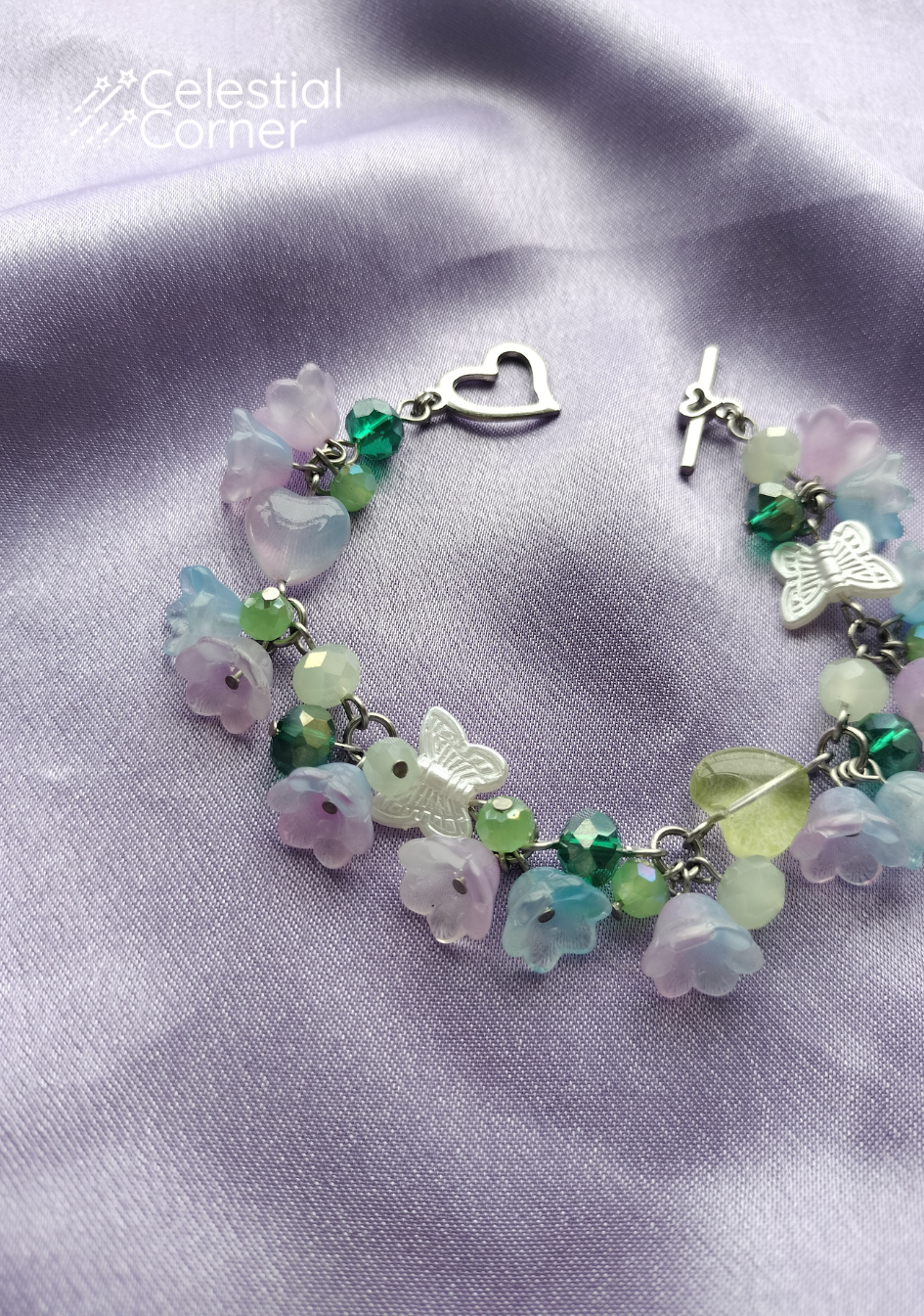 Blue and Purple Forest Fairy Bracelet