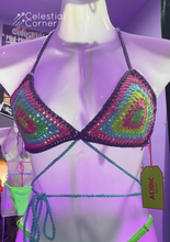 Load image into Gallery viewer, Candy Colours Crochet Bra
