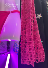 Load image into Gallery viewer, Acidic Crochet Shrug Pink
