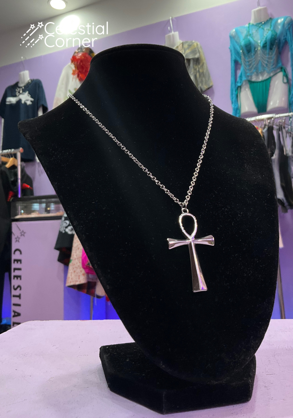 Ankh Charm Necklace