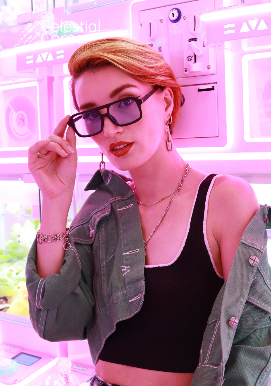 Blue Bat Country Sunglasses