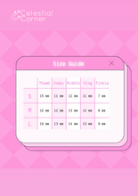 Load image into Gallery viewer, Pink Chrome Stiletto Nail Set (S)
