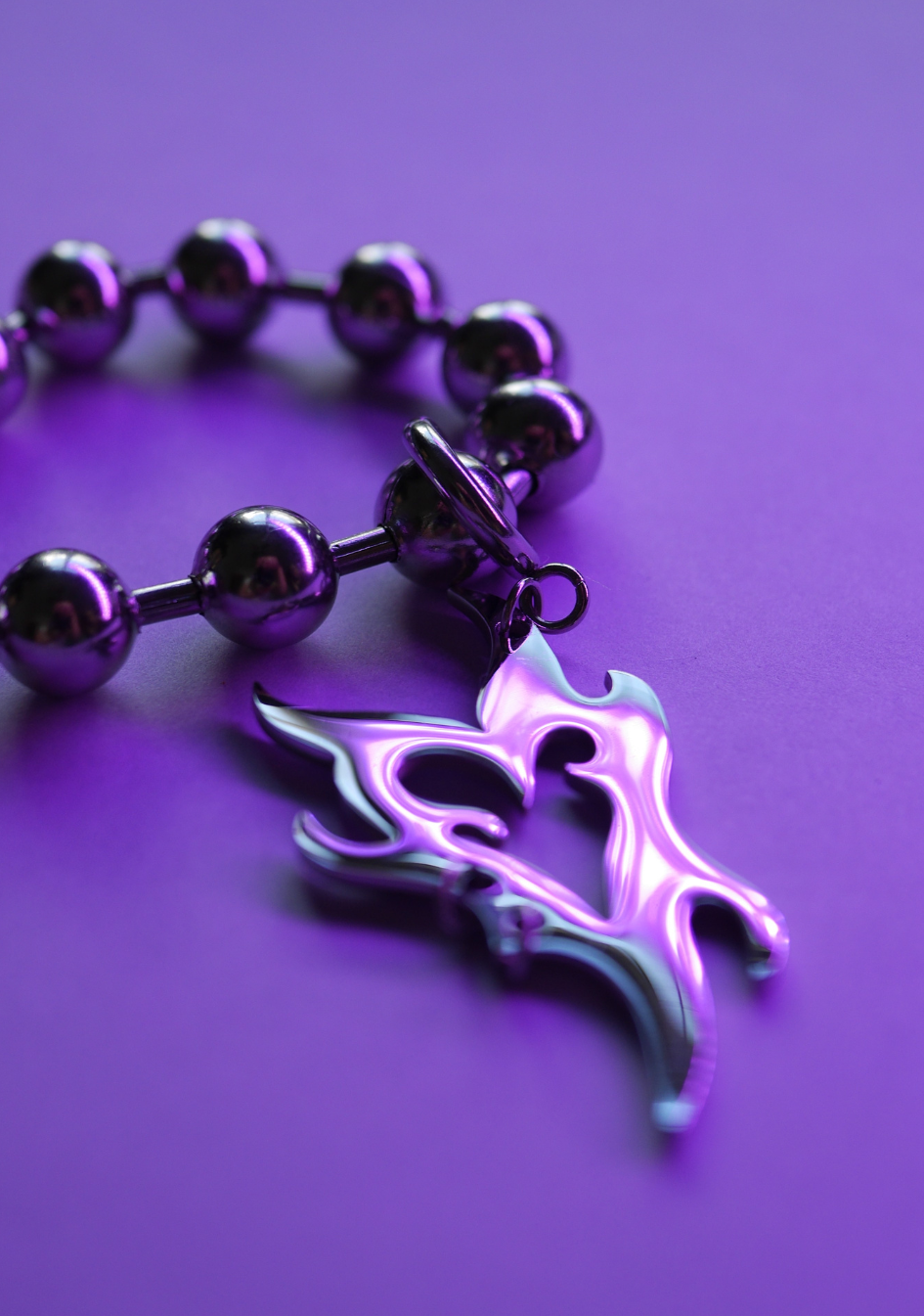 Gothic Heart Charm | Stainless Steel