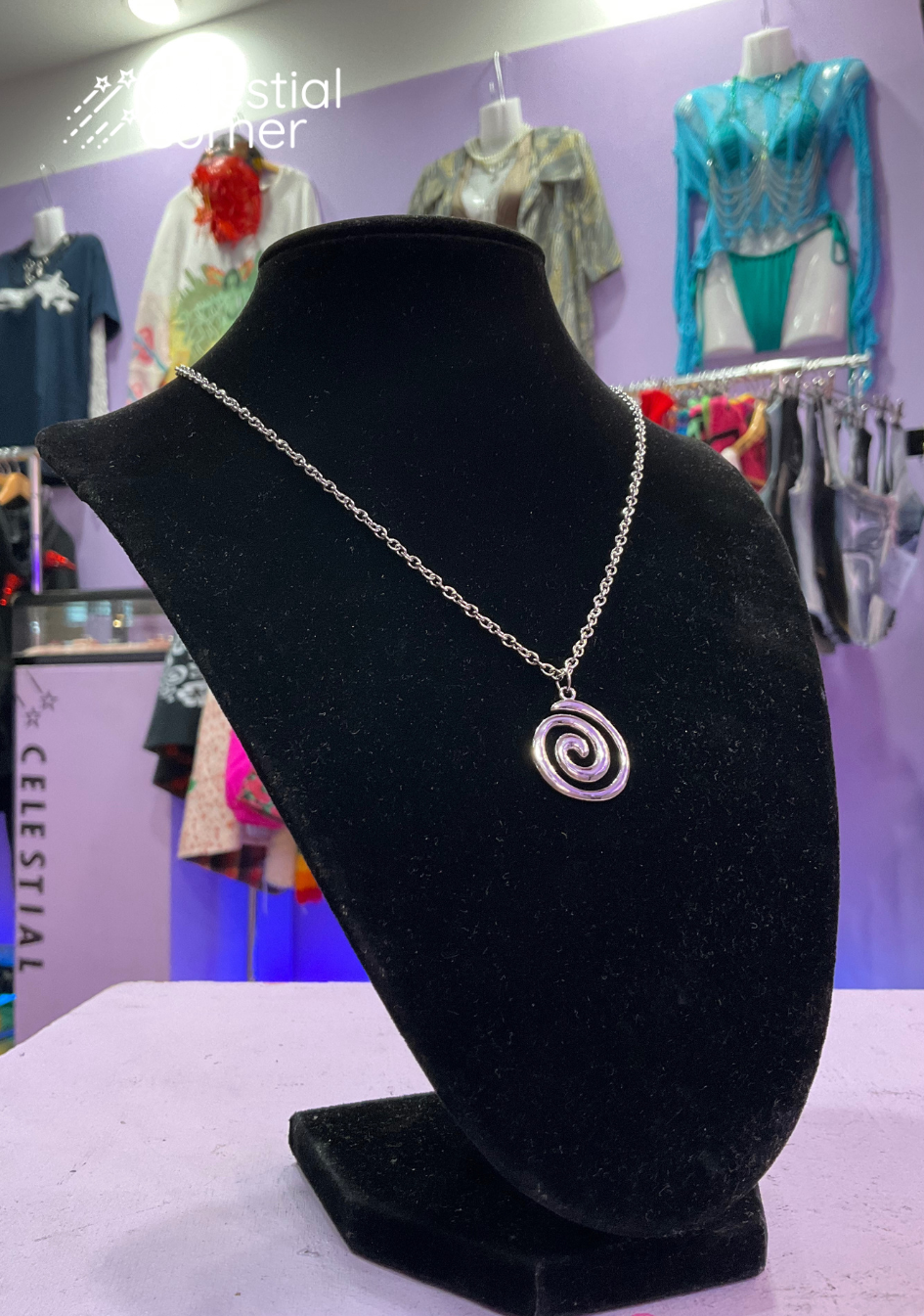 Koru Charm Necklace