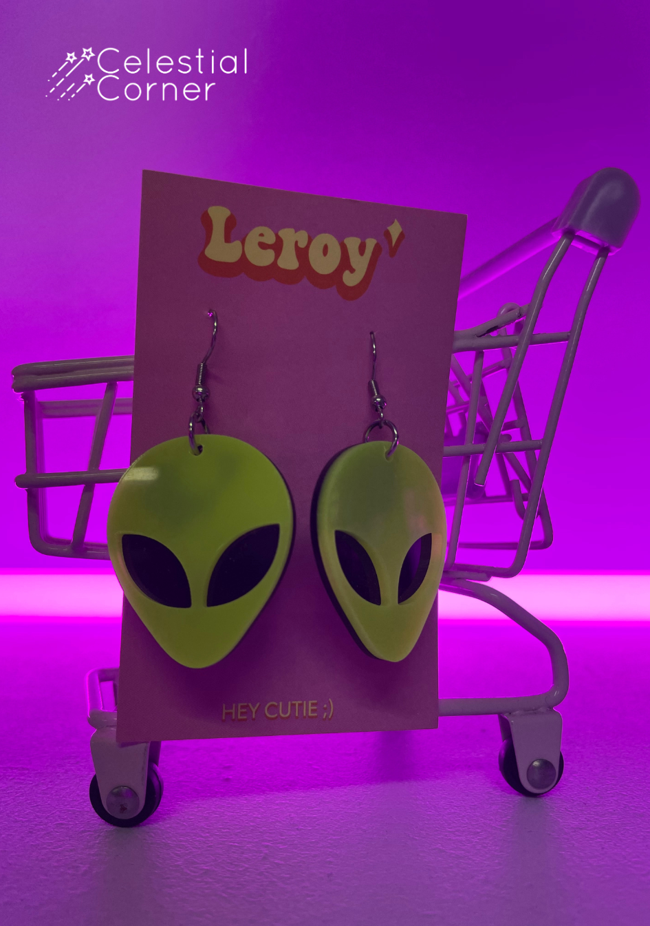 Alien Earrings