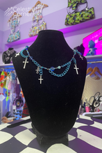 Load image into Gallery viewer, Blue Chain Necklace
