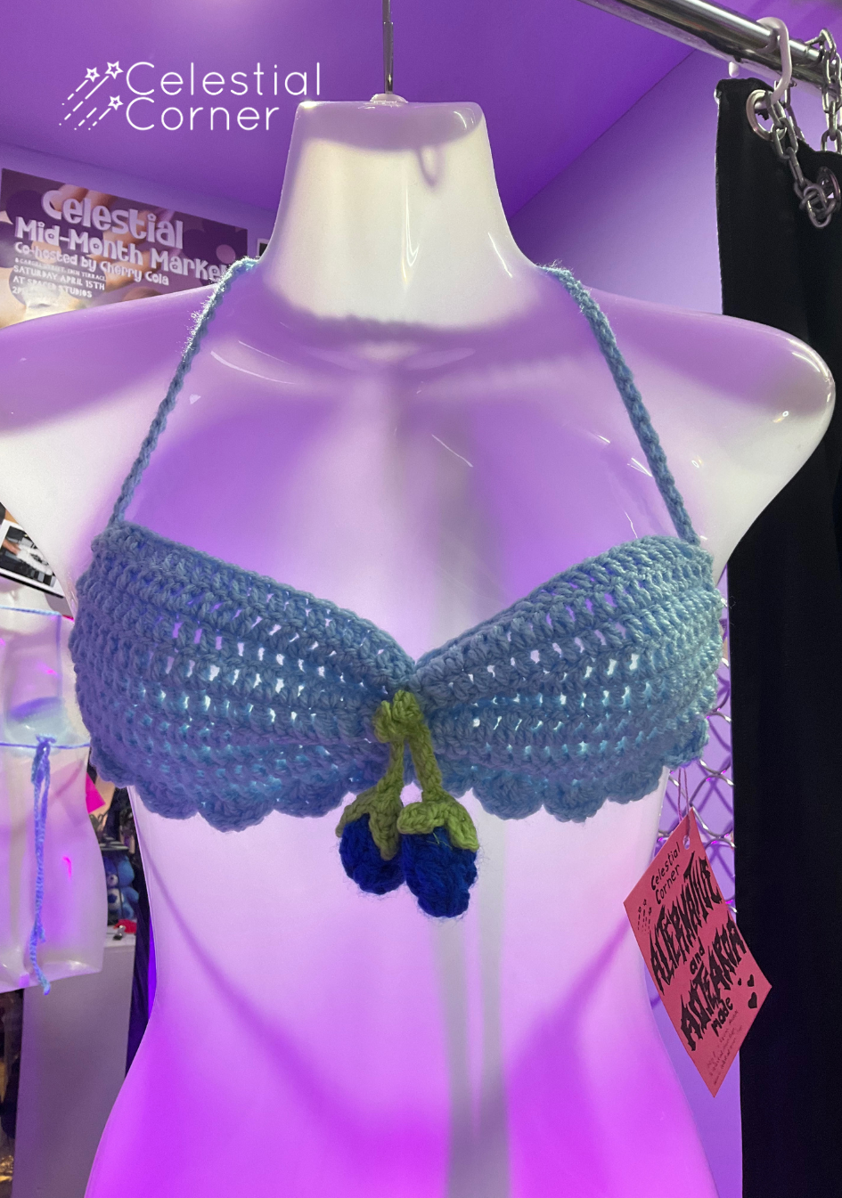 Blueberry Crochet Top