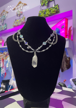 Load image into Gallery viewer, Crystal Cluster Charm Necklace
