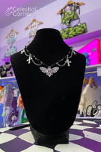 Load image into Gallery viewer, Gothic Moth Necklace

