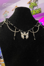 Load image into Gallery viewer, Skull Butterfly Necklace
