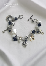 Load image into Gallery viewer, Gothic Locket Charm Bracelet
