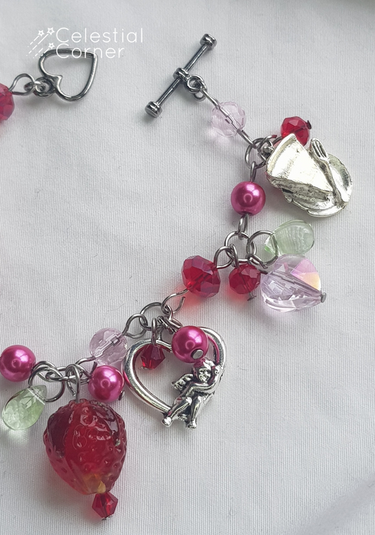 Let Them Eat Cake Charm Bracelet