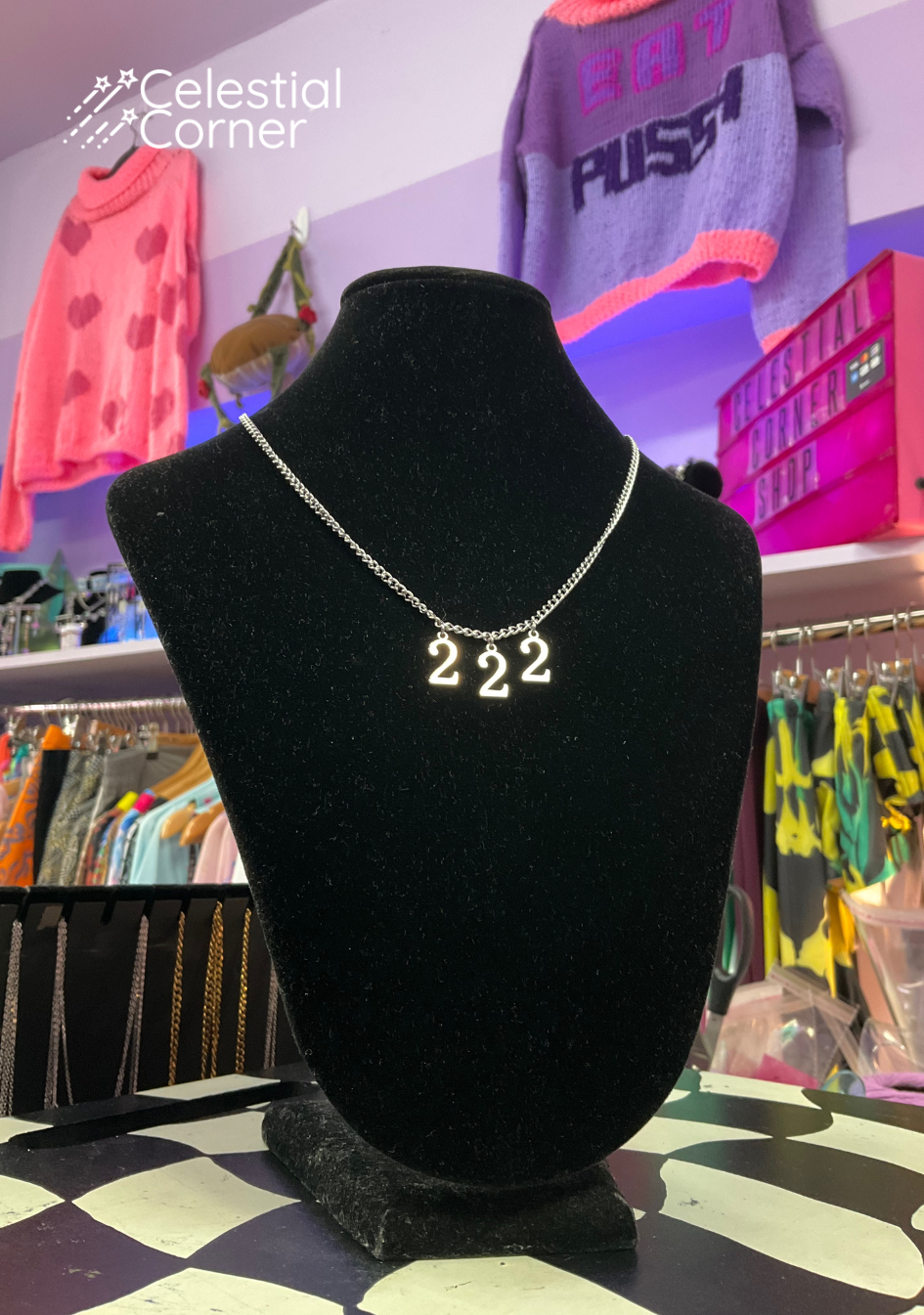 Lucky Number 222 Necklace