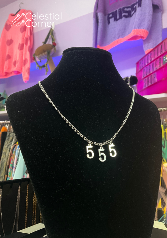 Lucky Number 555 Necklace