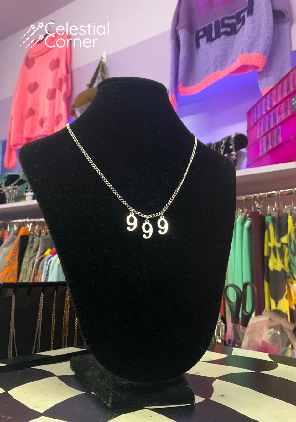 Lucky Number 999 Necklace