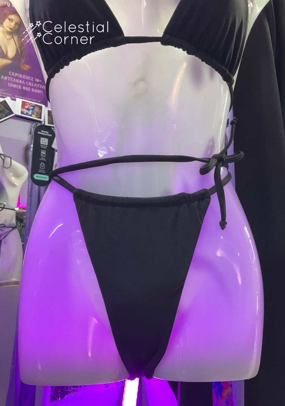 Ibiza Bikini Bottoms Black