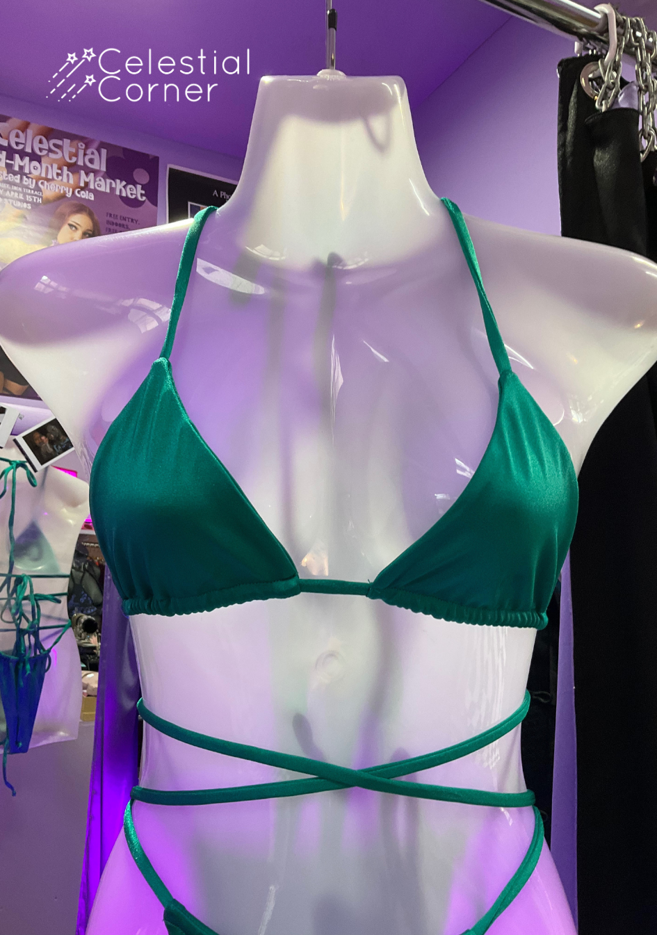 Ibiza Bikini Top Emerald