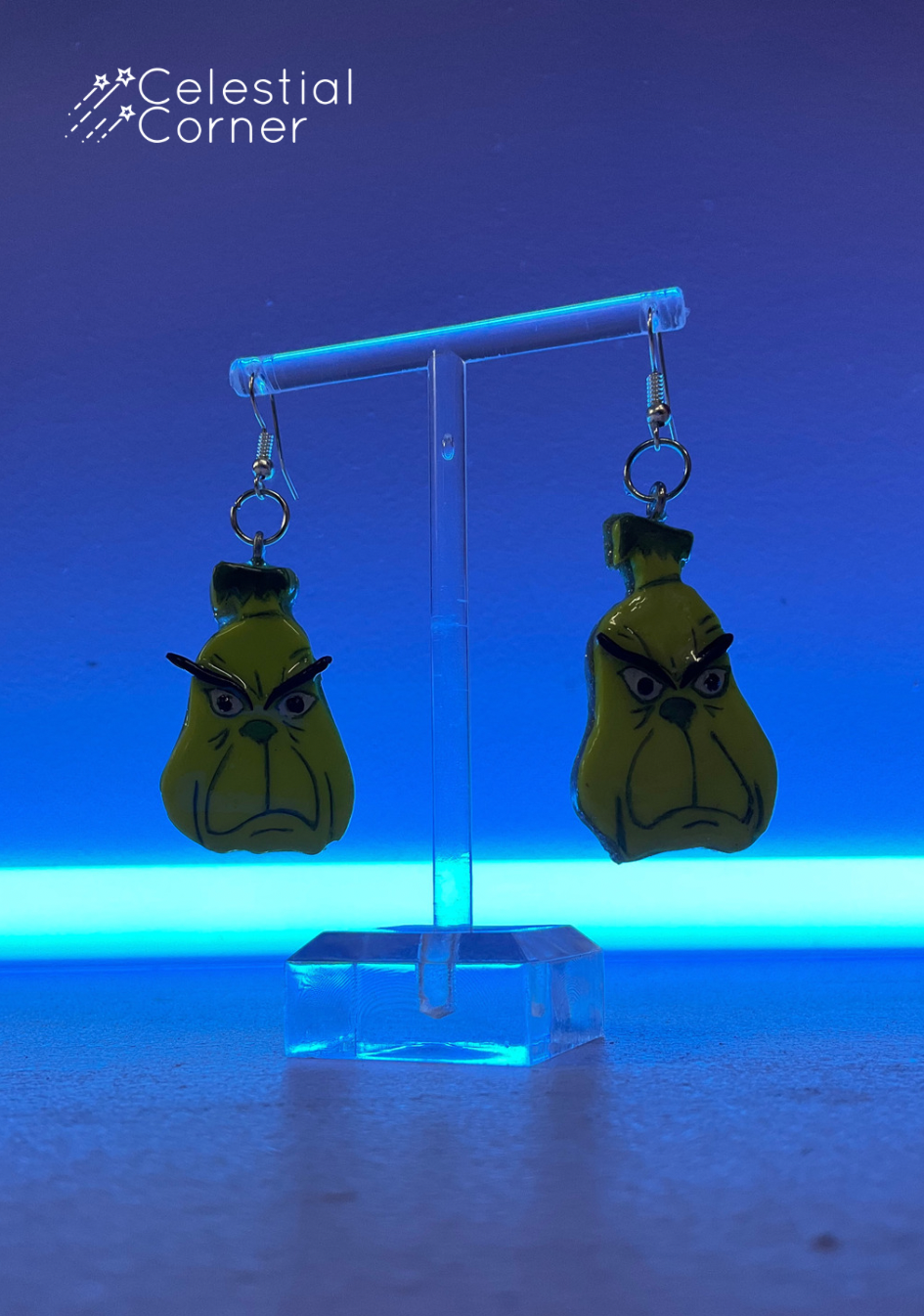 Green Grinch Earrings